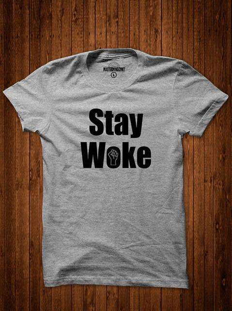 BLM Stay Woke T-Shirt - Image 2