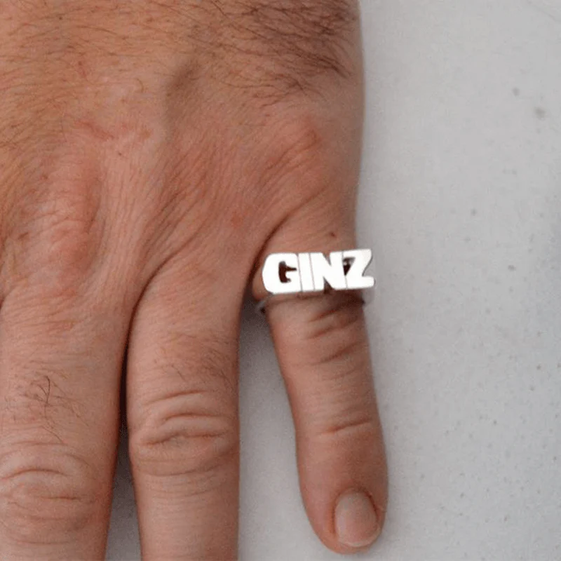 Block Custom Style Name Ring - Image 9