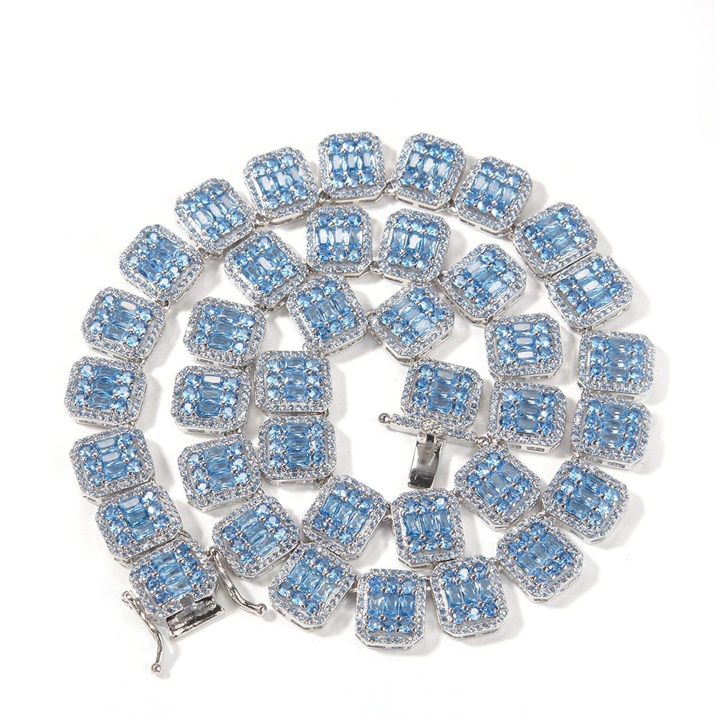 Blue Diamondz Bling Custom Name Chain Necklace - Image 2