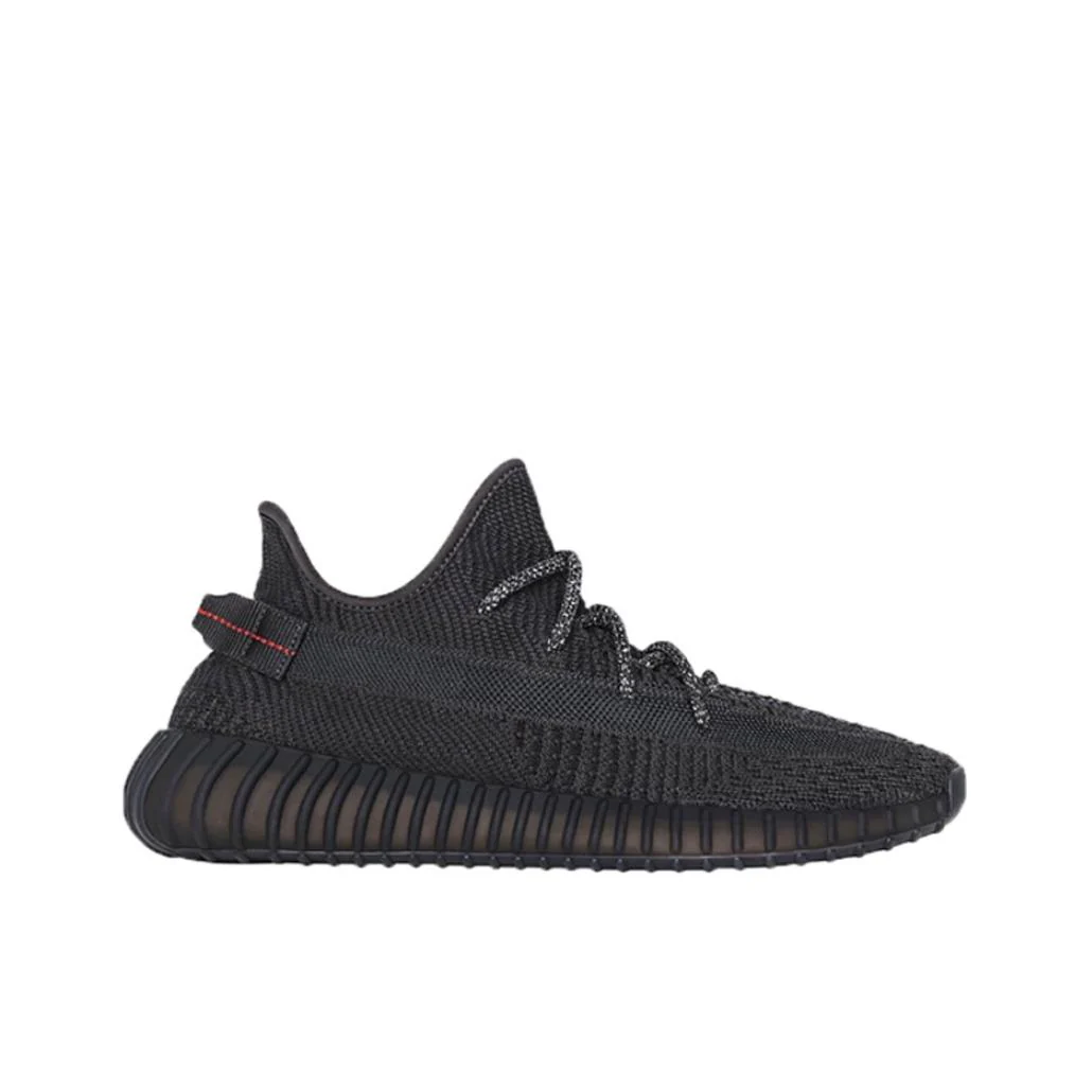 YZY Boost 350 V2 "Triple Black Matte" Sneakers (Non-Reflective) - Best Quality - Image 5