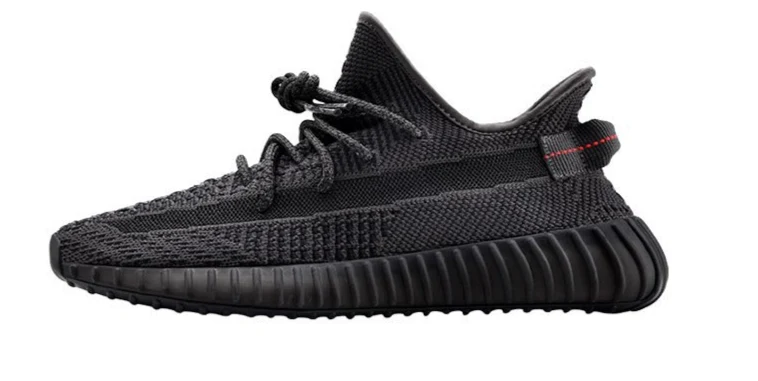 YZY Boost 350 V2 "Triple Black Matte" Sneakers (Non-Reflective) - Best Quality - Image 8