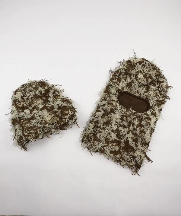 Brown Storm Distressed Balaclava - Image 3