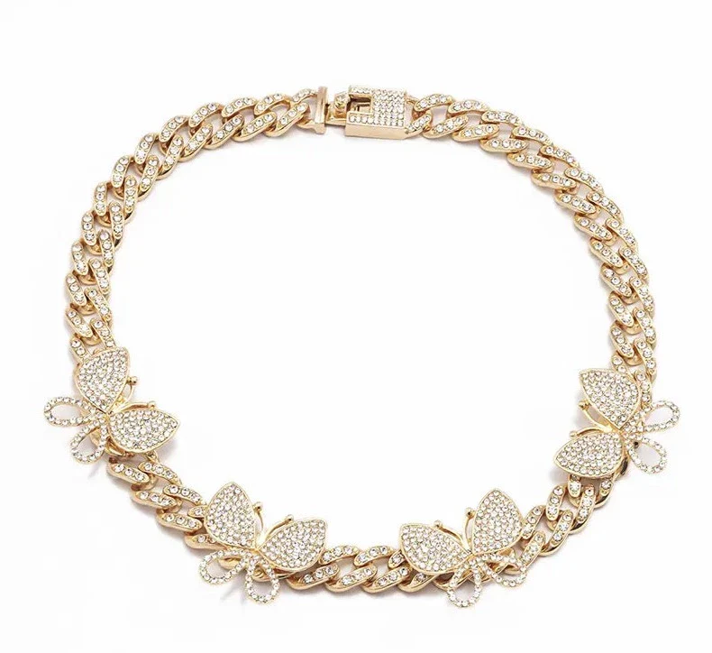 Butterfly Charm Cuban Chain - Image 6