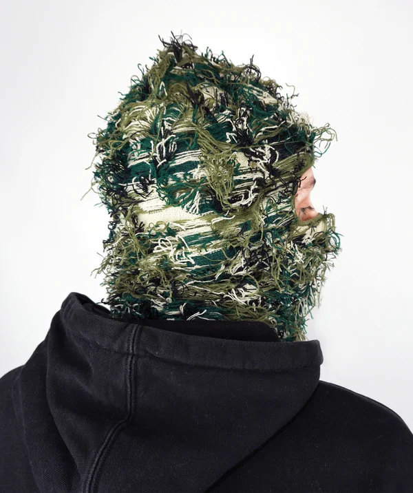 Camo Distressed Balaclava - Image 2