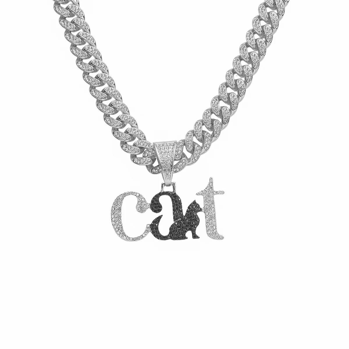 Cat Pendant + Cuban Chain - Image 2