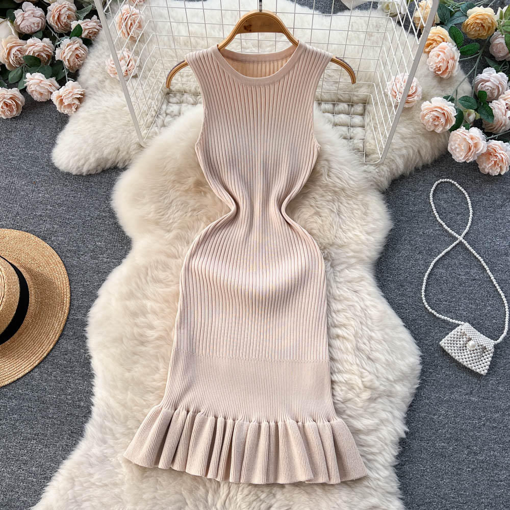 Amelia Knitted Summer Ruffle Dress - Image 3
