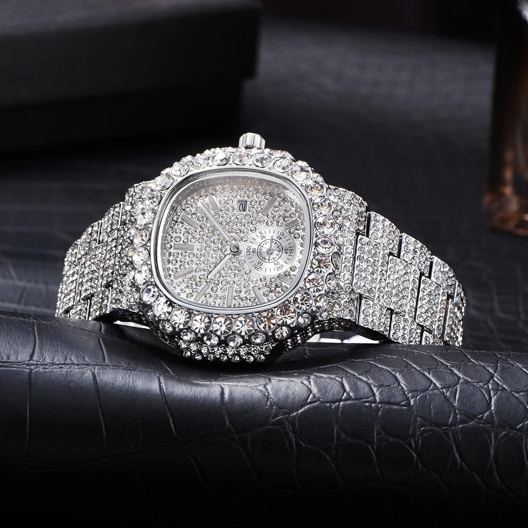 VVS Jewelry Chronograph Shine Iced out Watch - Image 28