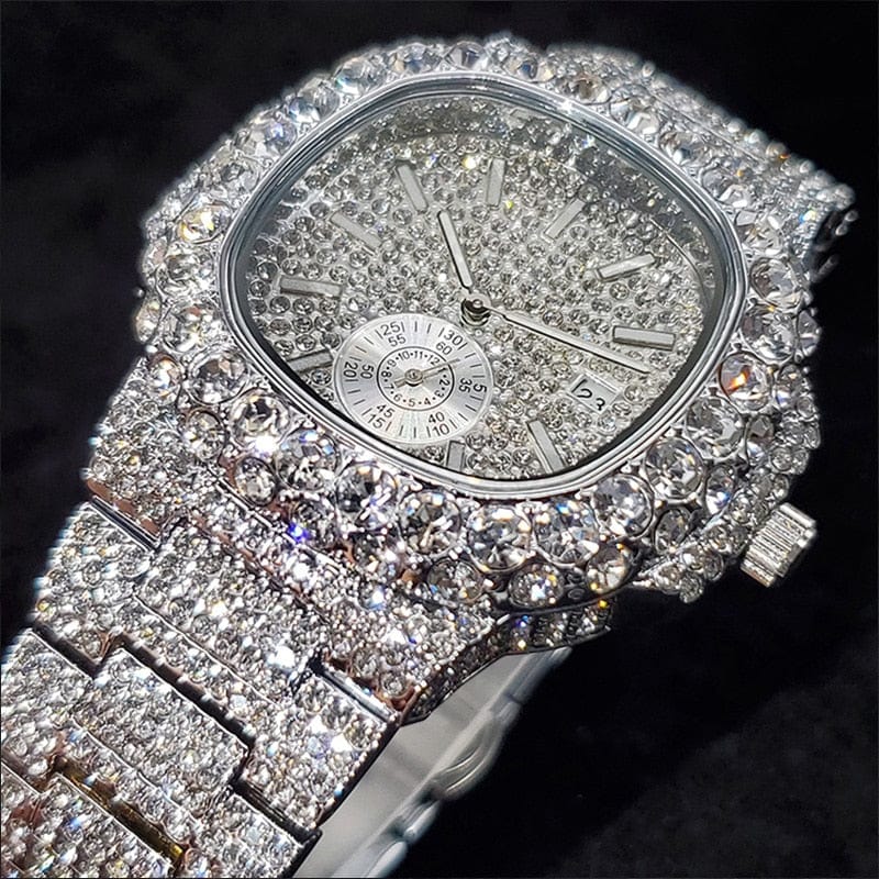 VVS Jewelry Chronograph Shine Iced out Watch - Image 5