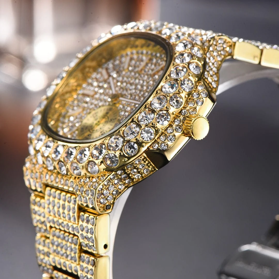 VVS Jewelry Chronograph Shine Iced out Watch - Image 7