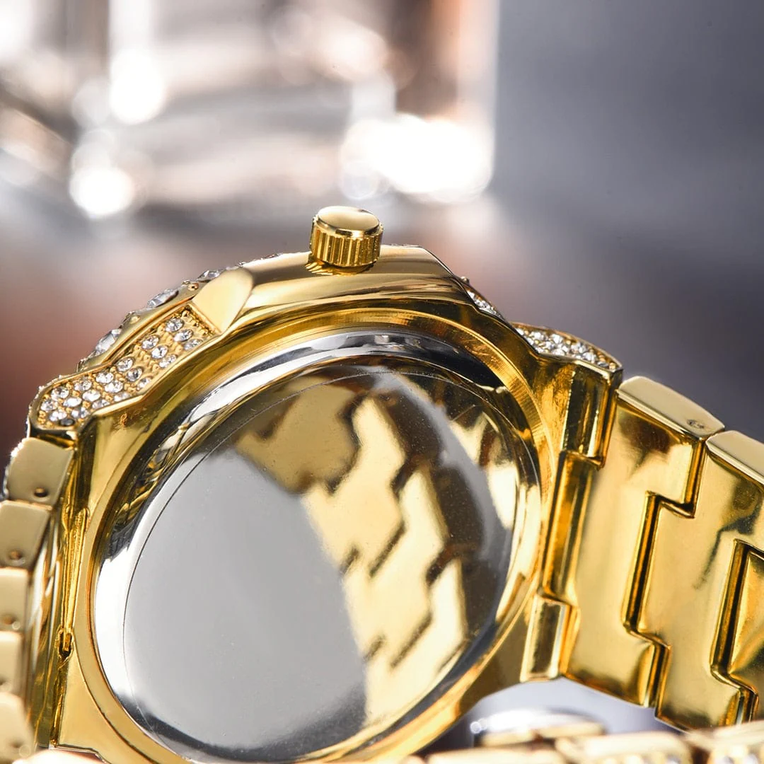 VVS Jewelry Chronograph Shine Iced out Watch - Image 9