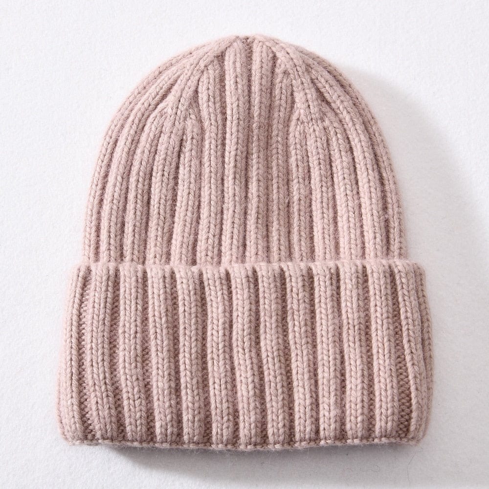 Chunky Silk Satin Lined Knitted Beanie - Image 11