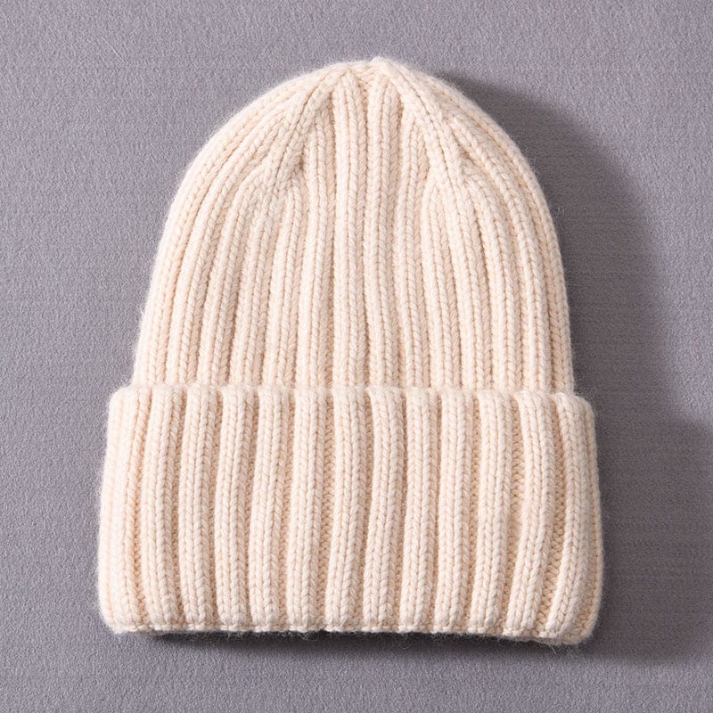 Chunky Silk Satin Lined Knitted Beanie - Image 13