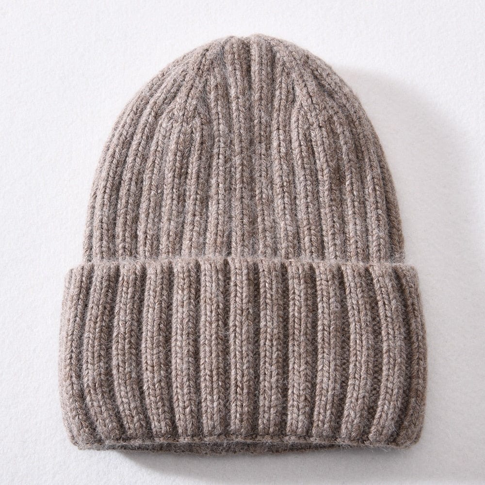 Chunky Silk Satin Lined Knitted Beanie - Image 3