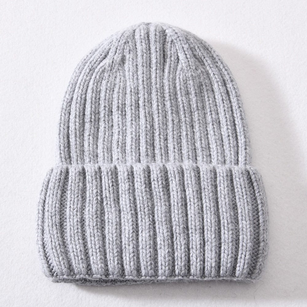 Chunky Silk Satin Lined Knitted Beanie - Image 4