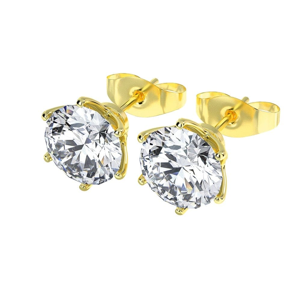 Classic 925 Sterling Silver 0.1-1 VVS Carat Moissanite Stud Earrings - Image 8