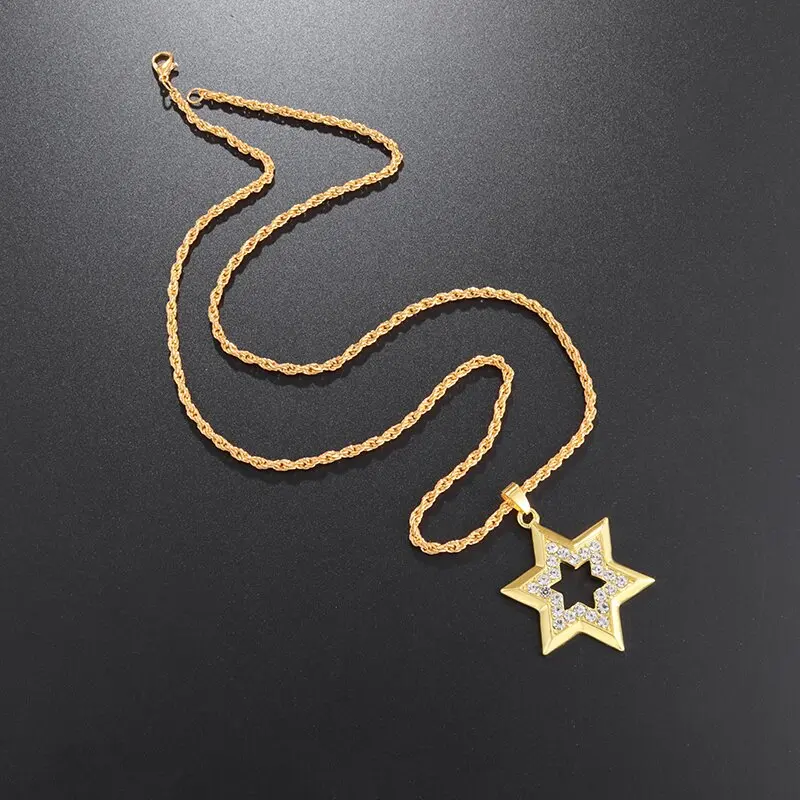 Classic Charm Judaism Amulet Pendant Necklace - Image 4