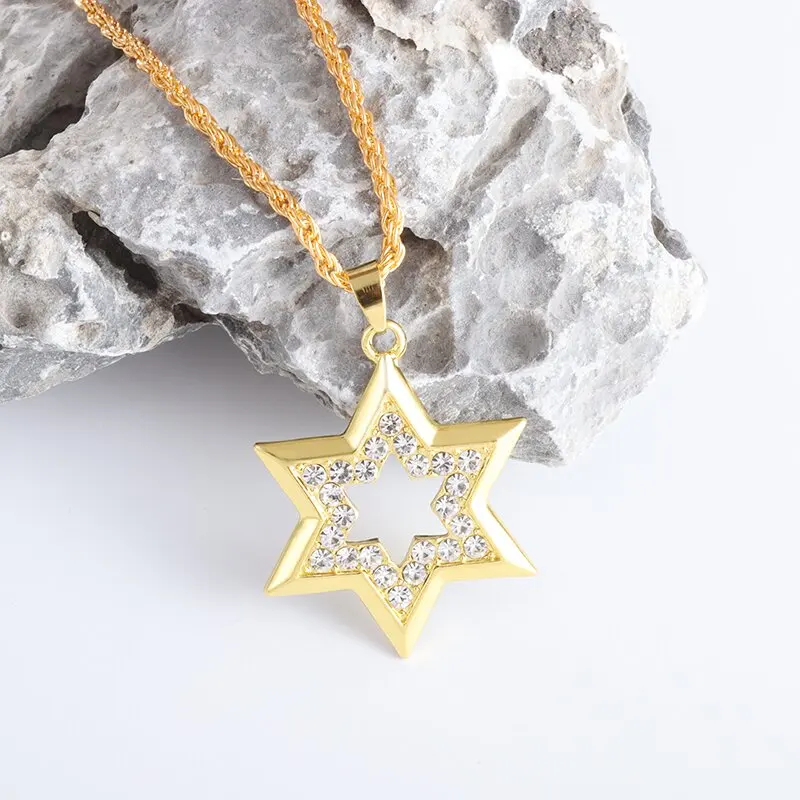 Classic Charm Judaism Amulet Pendant Necklace - Image 5