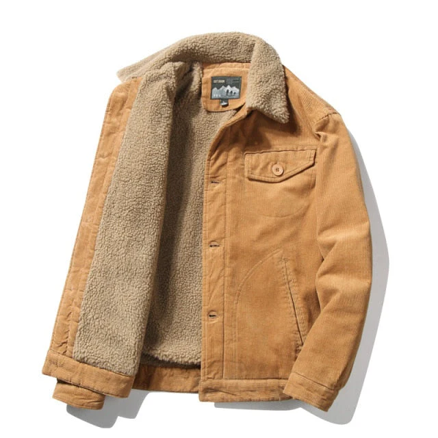 Classic Corduroy Winter Jacket - Image 5