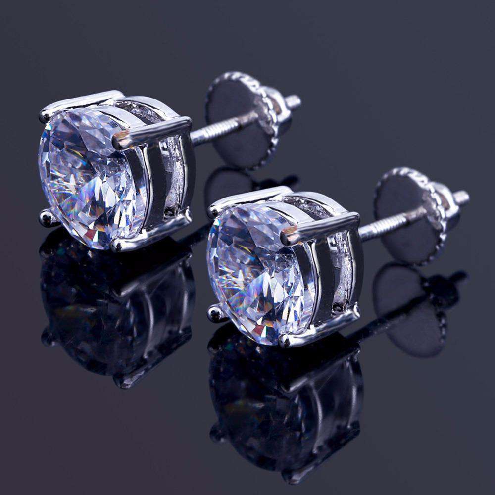 Classic Ice Stud Earrings - Image 2