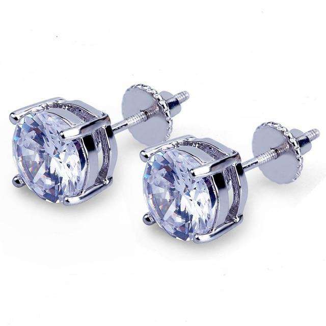 Classic Ice Stud Earrings - Image 4