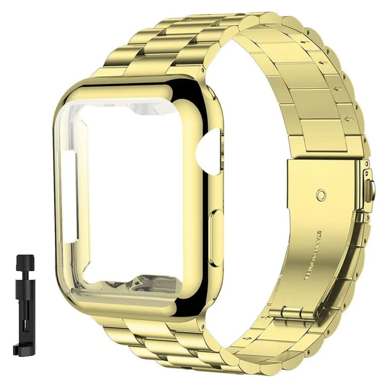 Classic Stainless Watch Strap For Apple Watch - Image 4