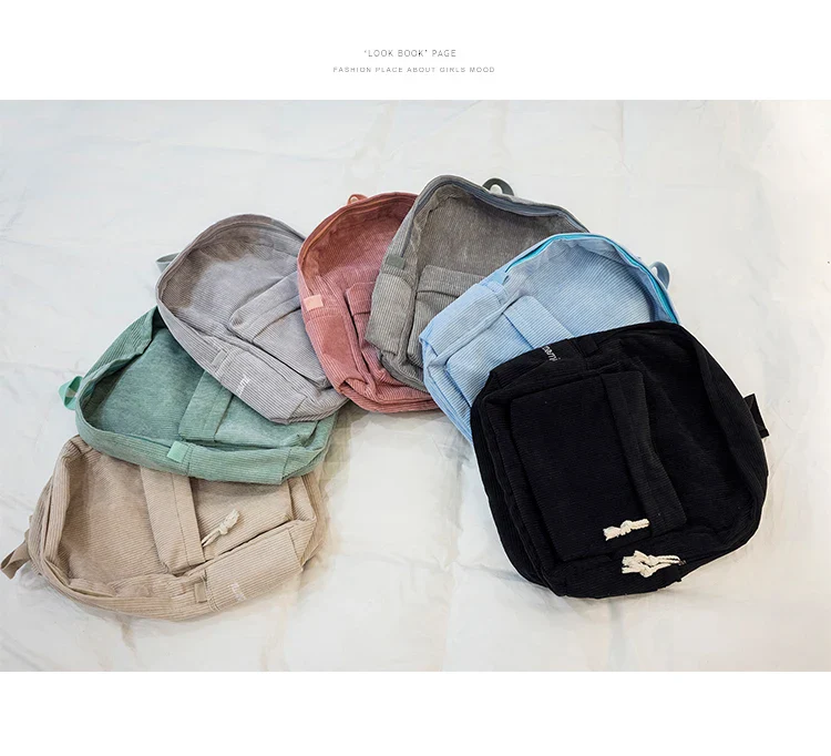 Corduroy Custom Name Backpack - Image 10