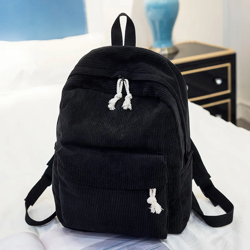 Corduroy Custom Name Backpack - Image 3