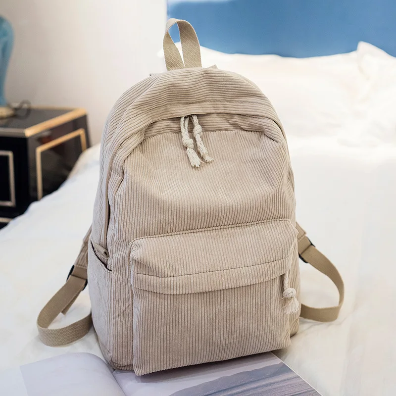 Corduroy Custom Name Backpack - Image 4