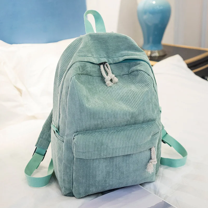 Corduroy Custom Name Backpack - Image 6