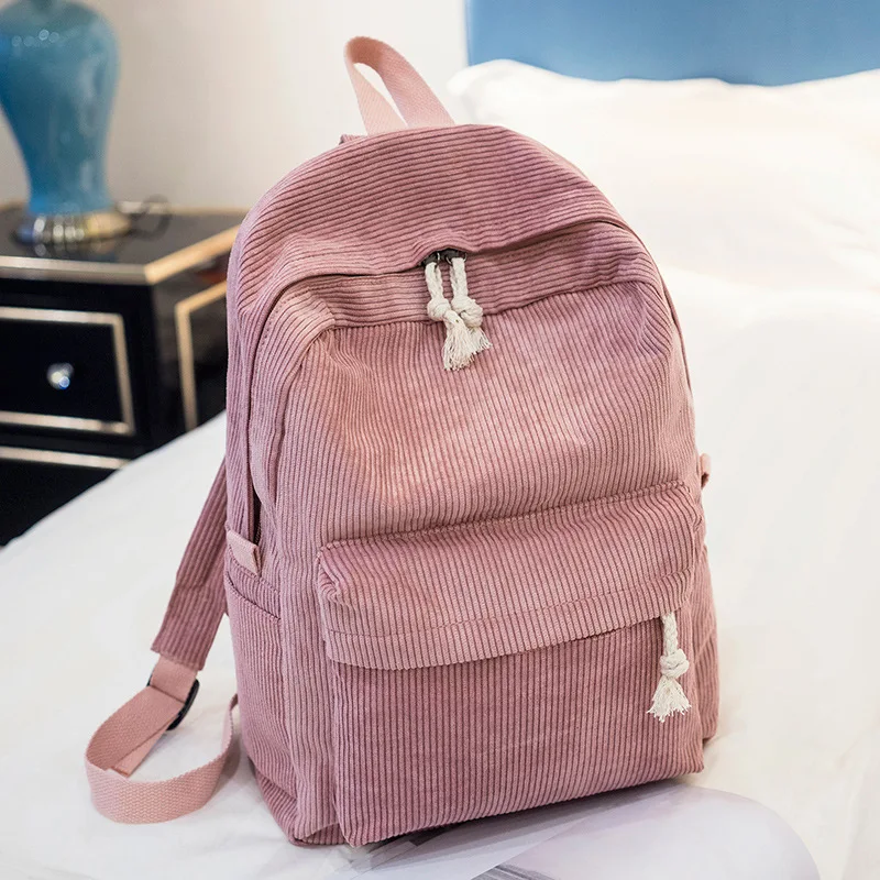 Corduroy Custom Name Backpack - Image 8