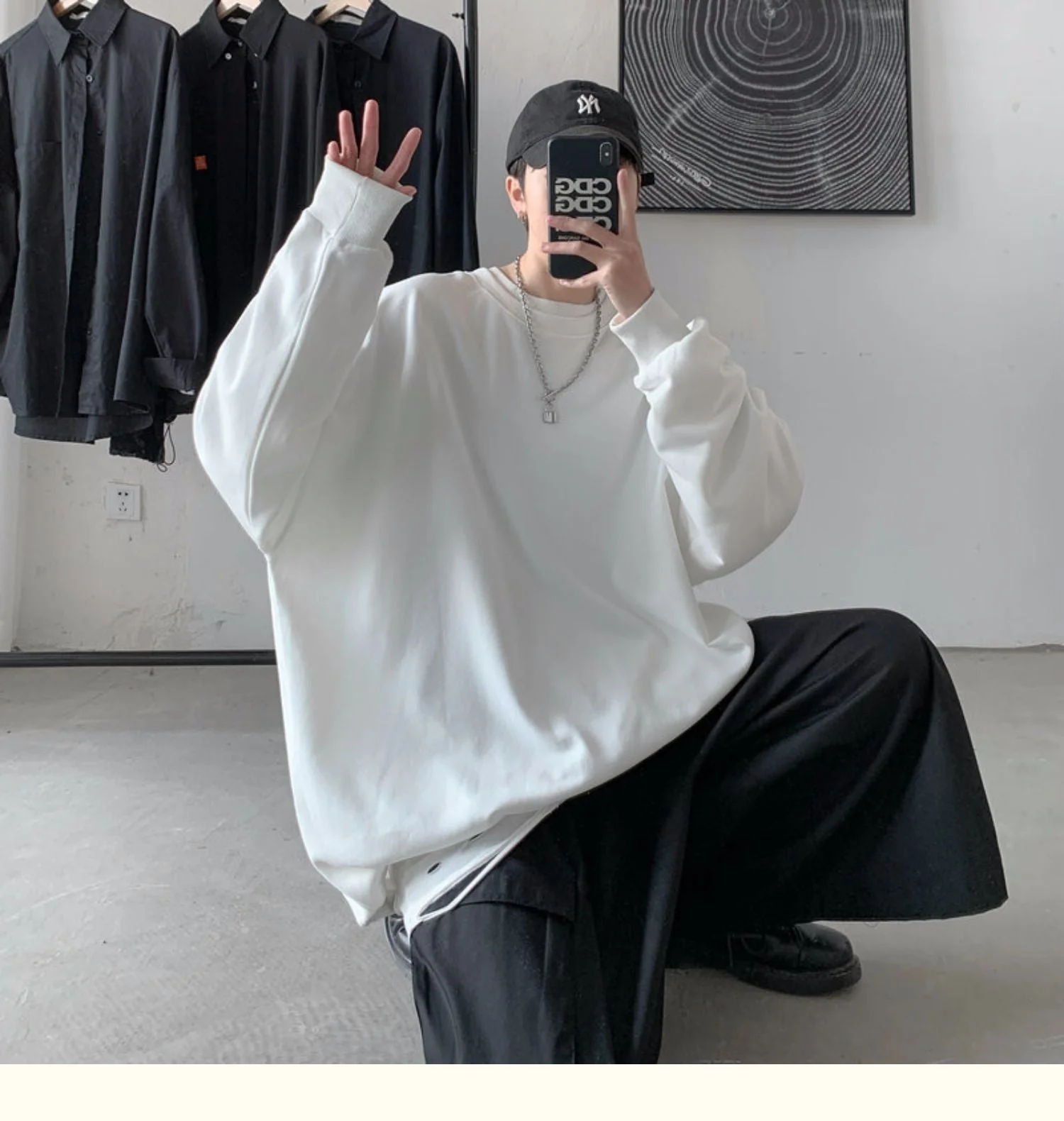 CrewCode Oversized Sweatshirt - Image 11