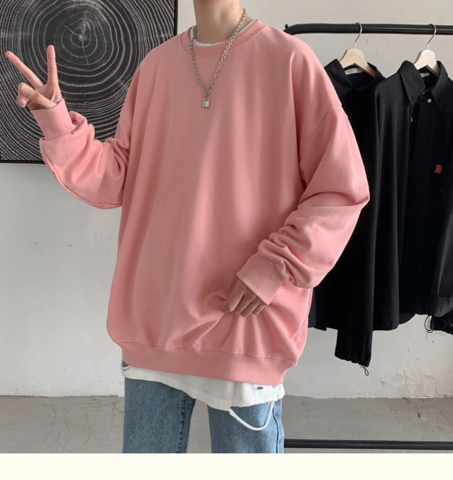 CrewCode Oversized Sweatshirt - Image 14