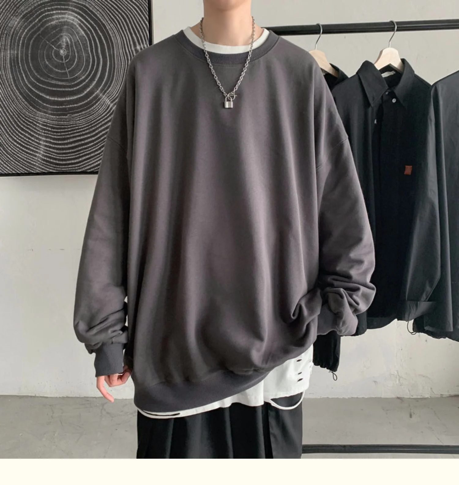 CrewCode Oversized Sweatshirt - Image 21