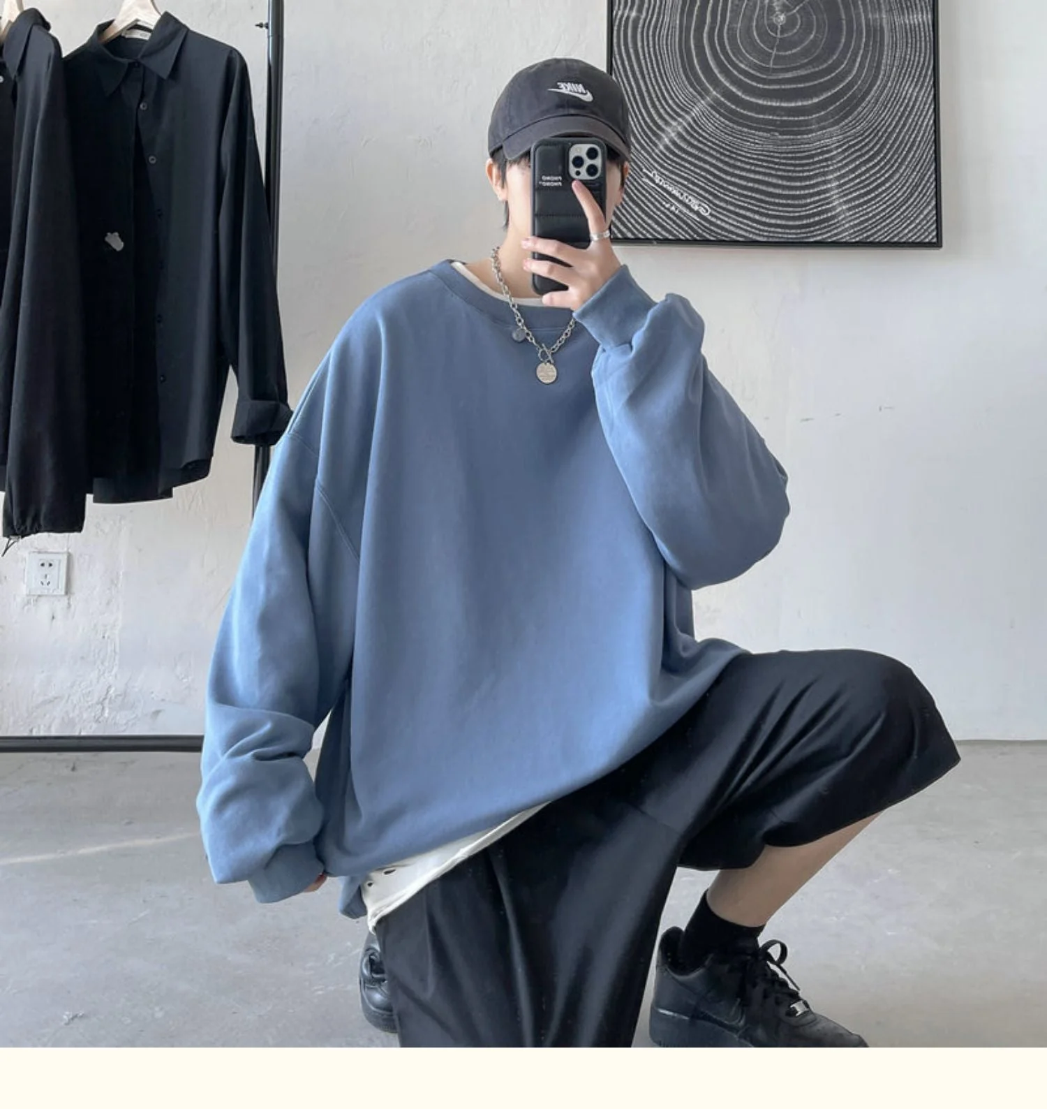 CrewCode Oversized Sweatshirt - Image 22