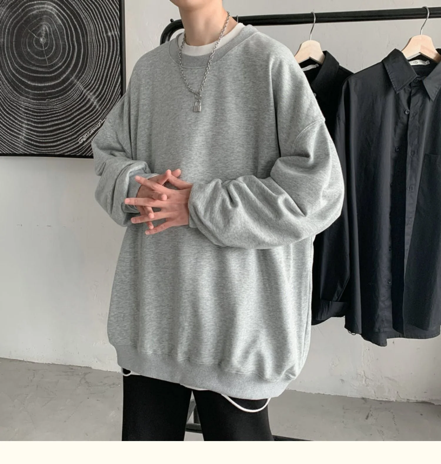 CrewCode Oversized Sweatshirt - Image 26