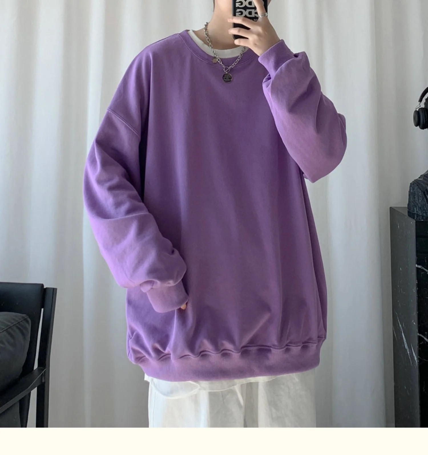 CrewCode Oversized Sweatshirt - Image 27
