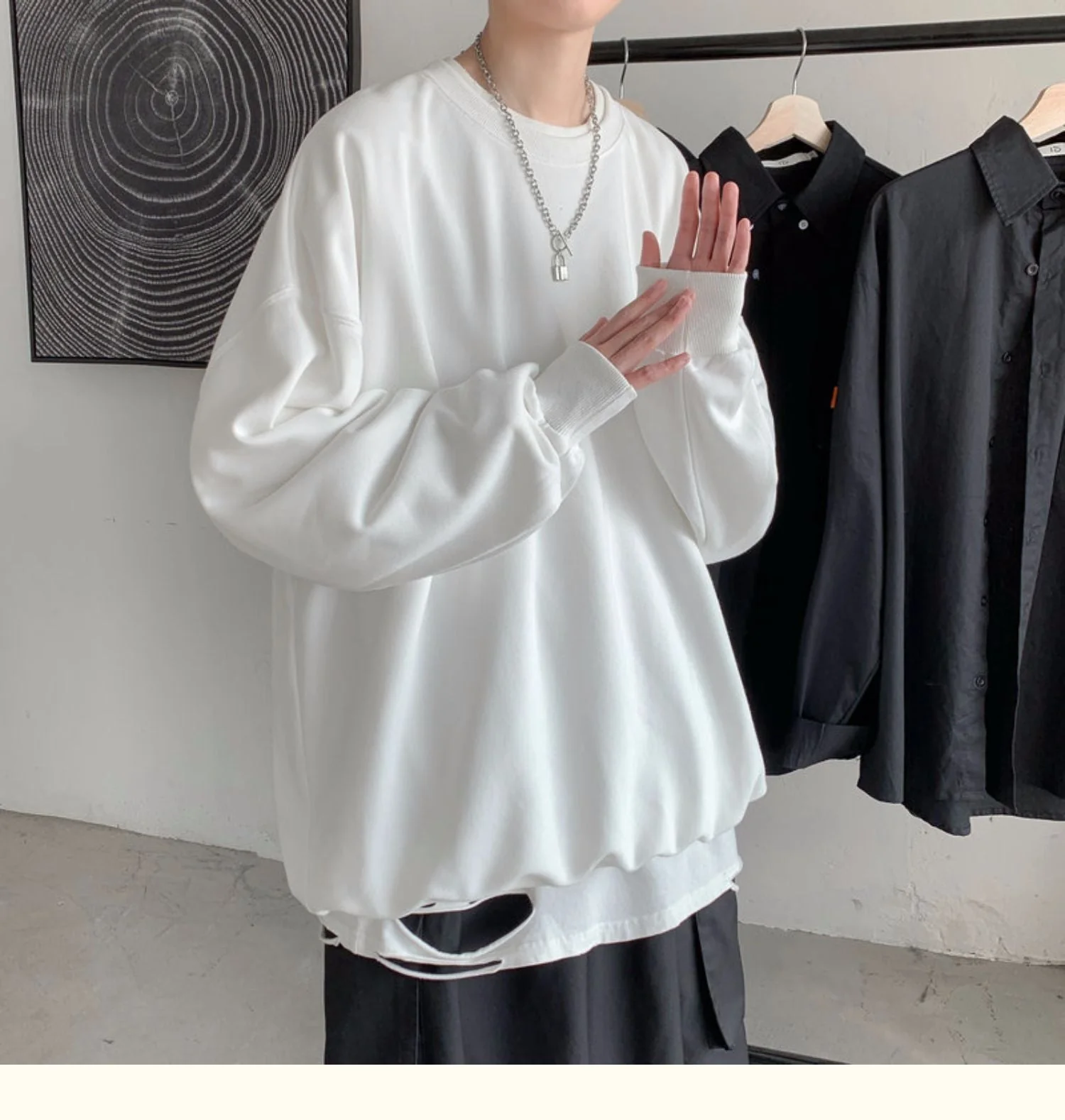 CrewCode Oversized Sweatshirt - Image 28
