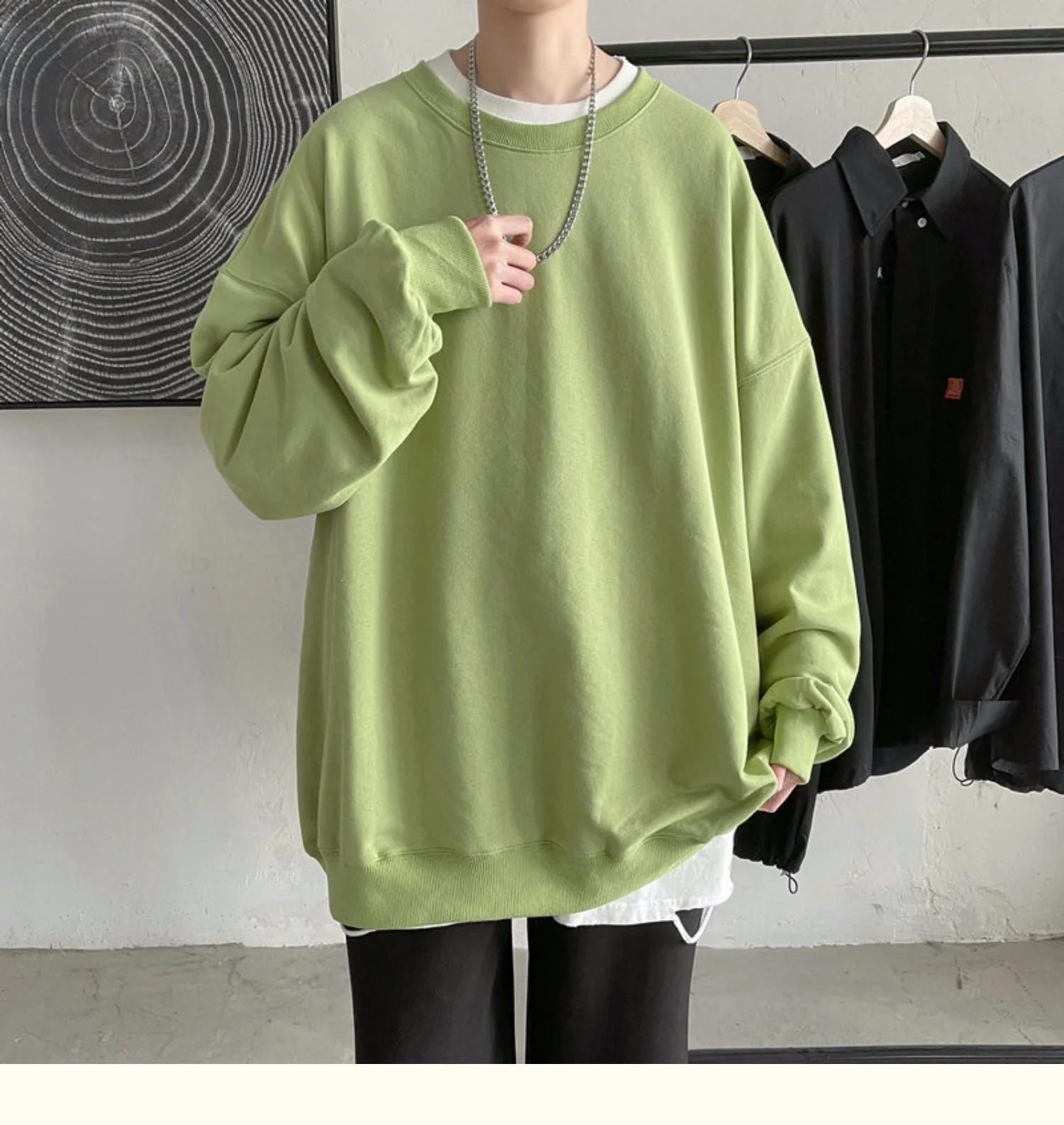 CrewCode Oversized Sweatshirt - Image 29