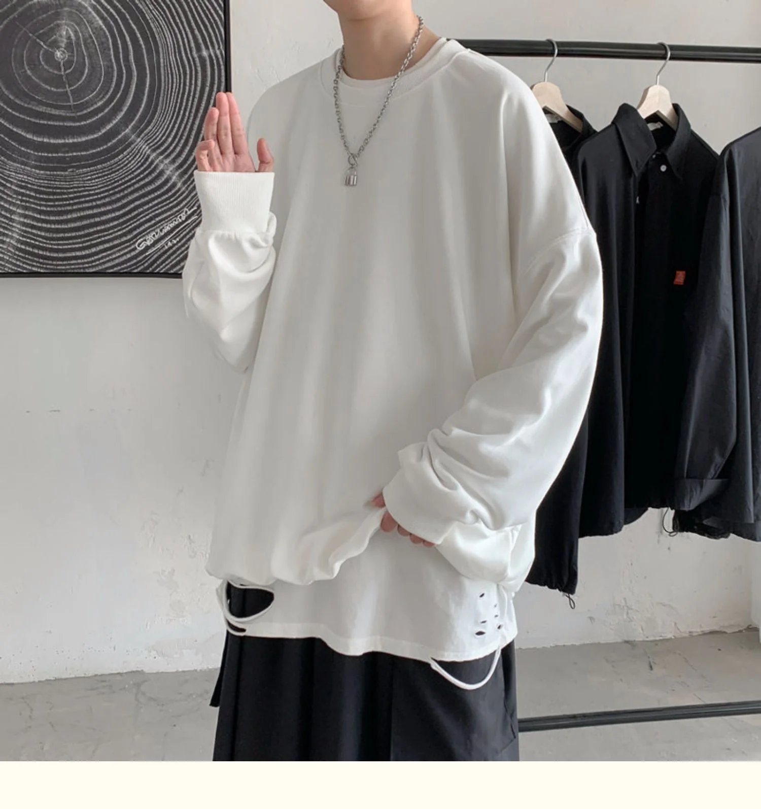 CrewCode Oversized Sweatshirt - Image 30