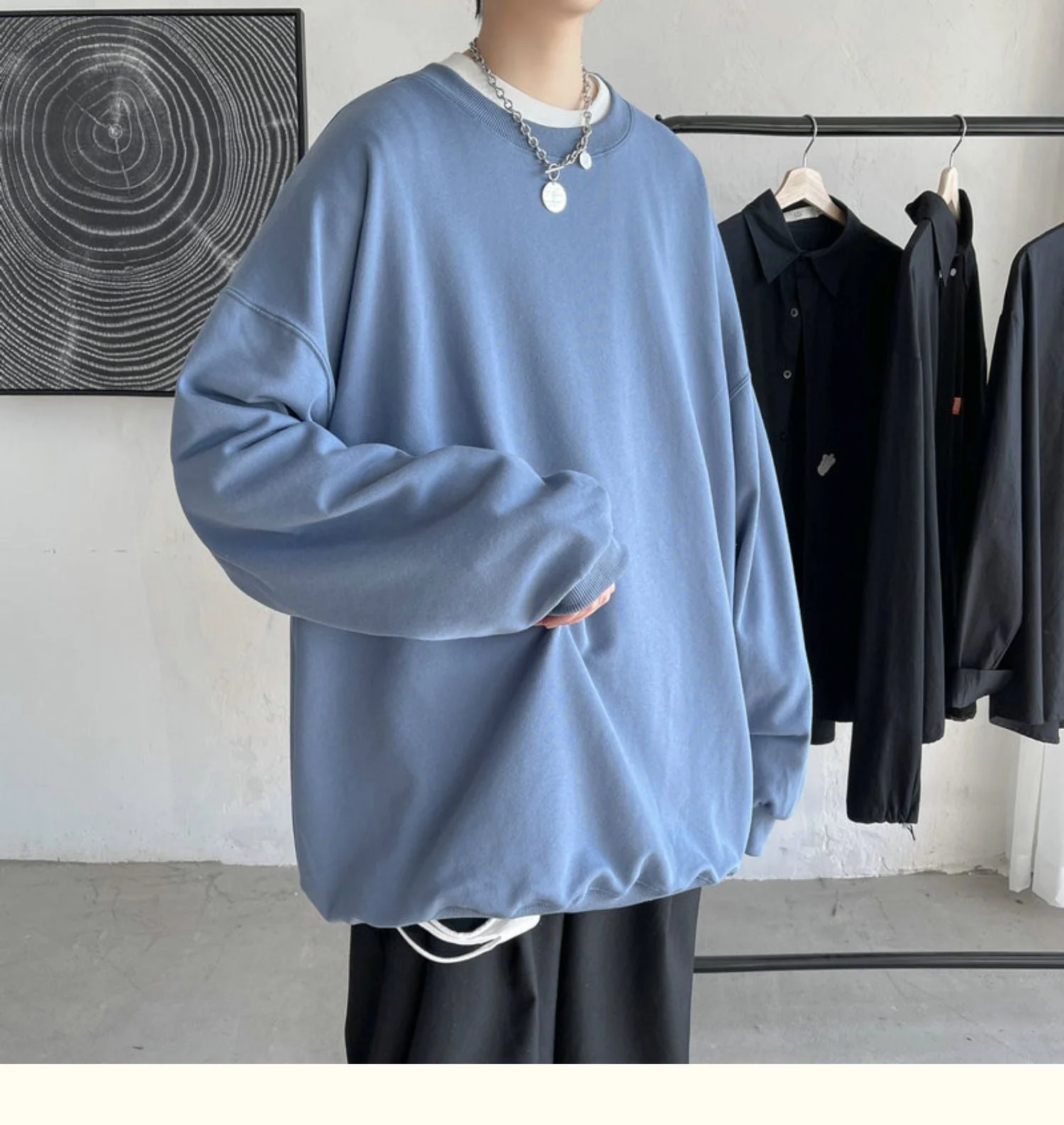 CrewCode Oversized Sweatshirt - Image 31