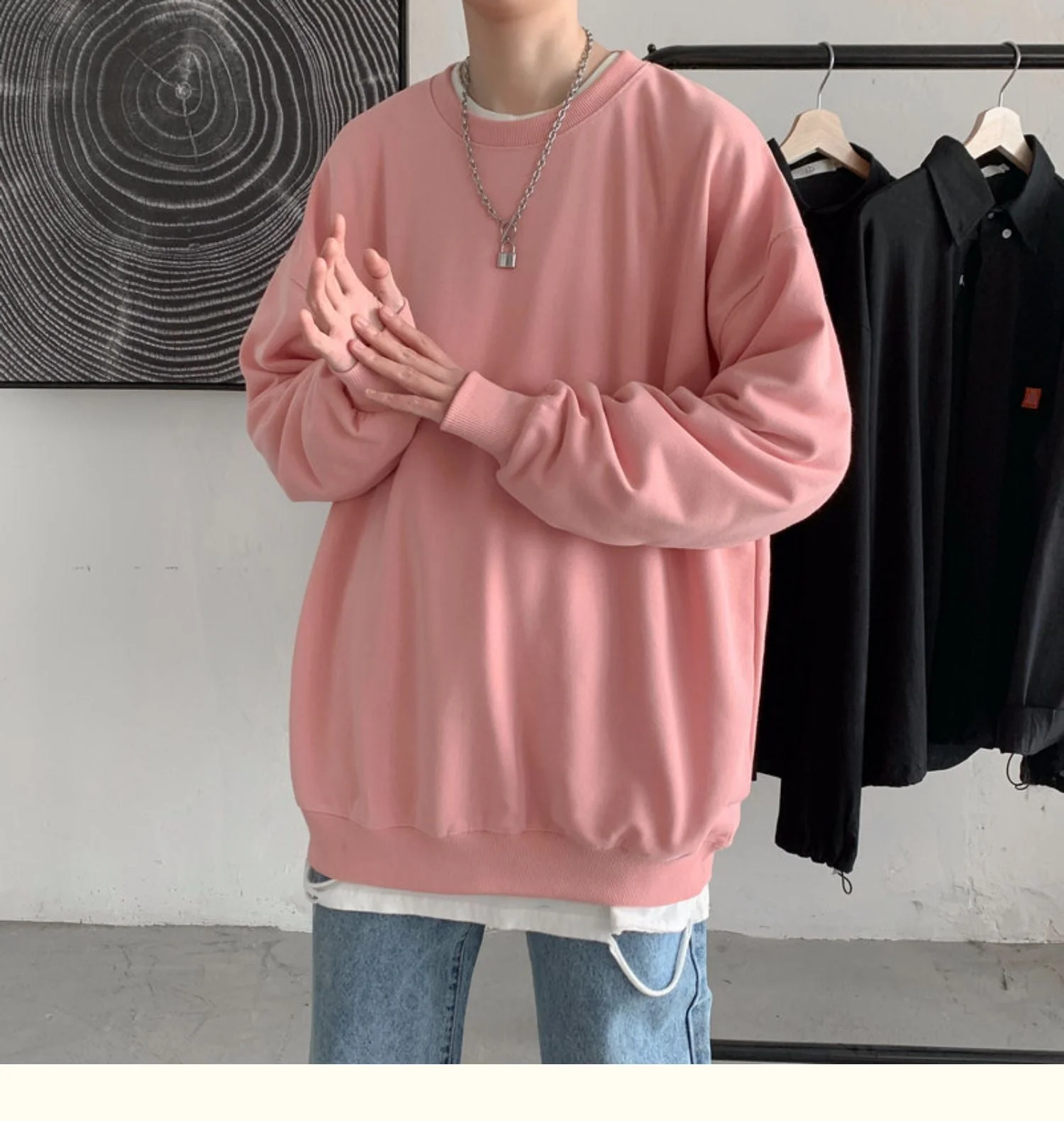 CrewCode Oversized Sweatshirt - Image 32