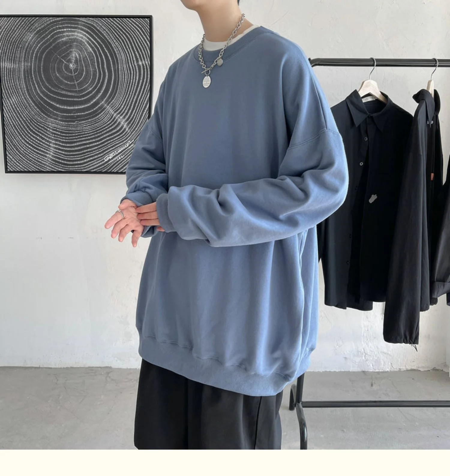 CrewCode Oversized Sweatshirt - Image 33