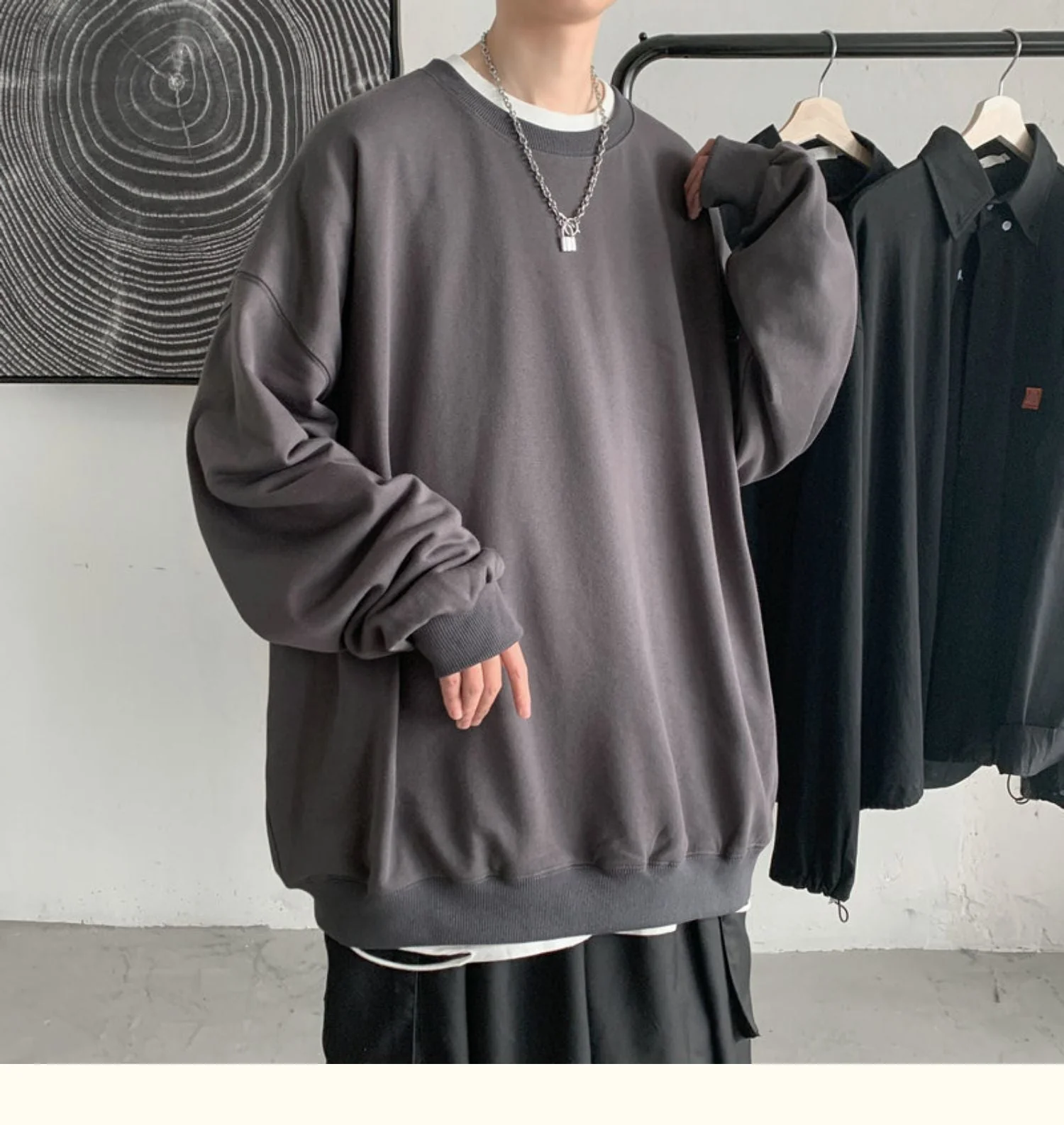 CrewCode Oversized Sweatshirt - Image 37