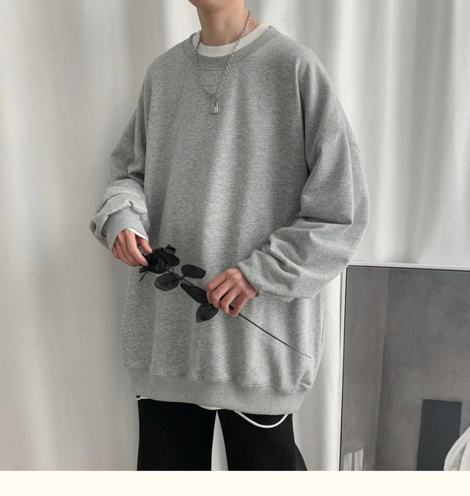 CrewCode Oversized Sweatshirt - Image 39