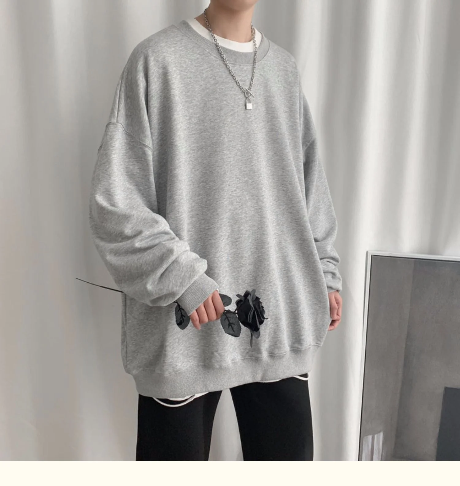 CrewCode Oversized Sweatshirt - Image 44