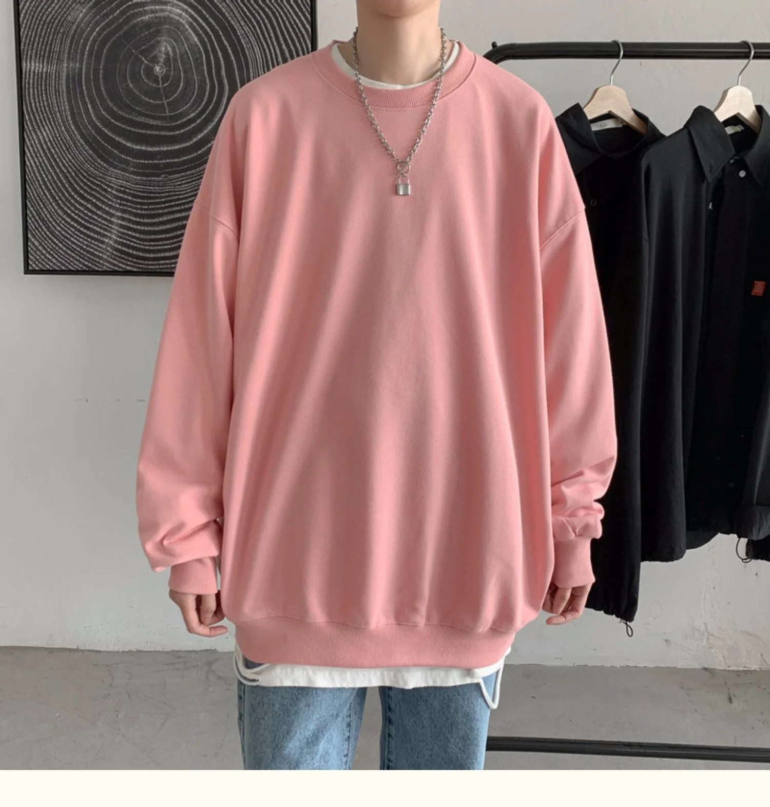 CrewCode Oversized Sweatshirt - Image 46