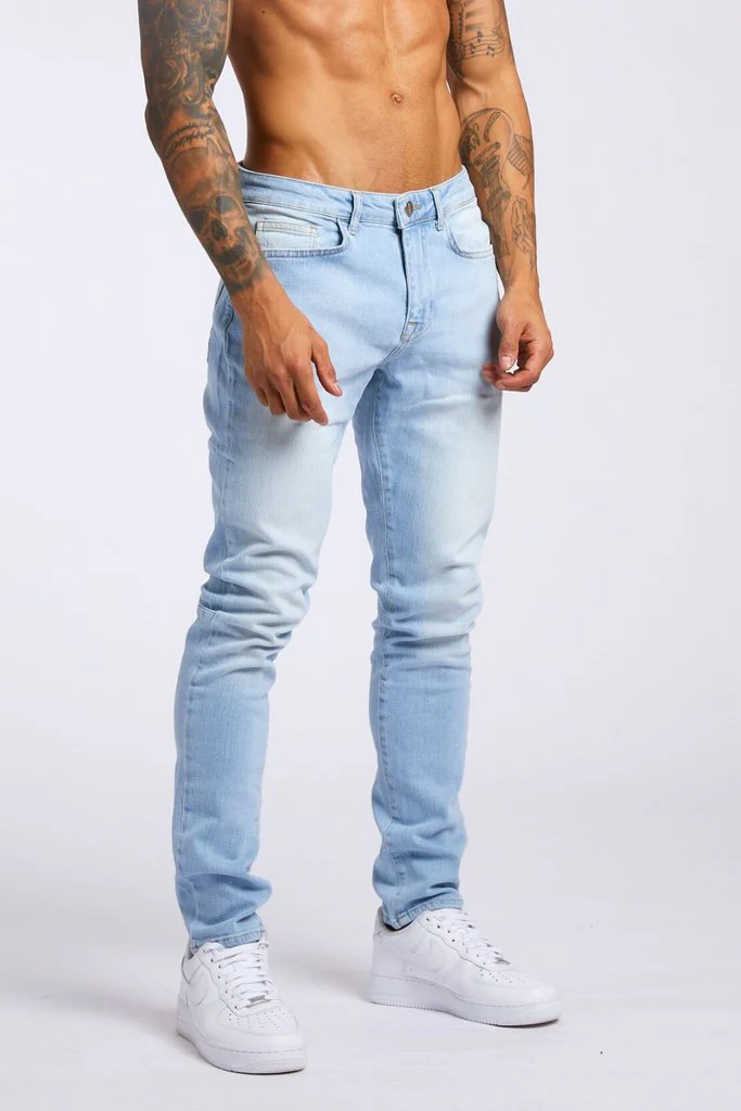 Mr. Worldwide Slim High Waist Denim Jeans - Image 3