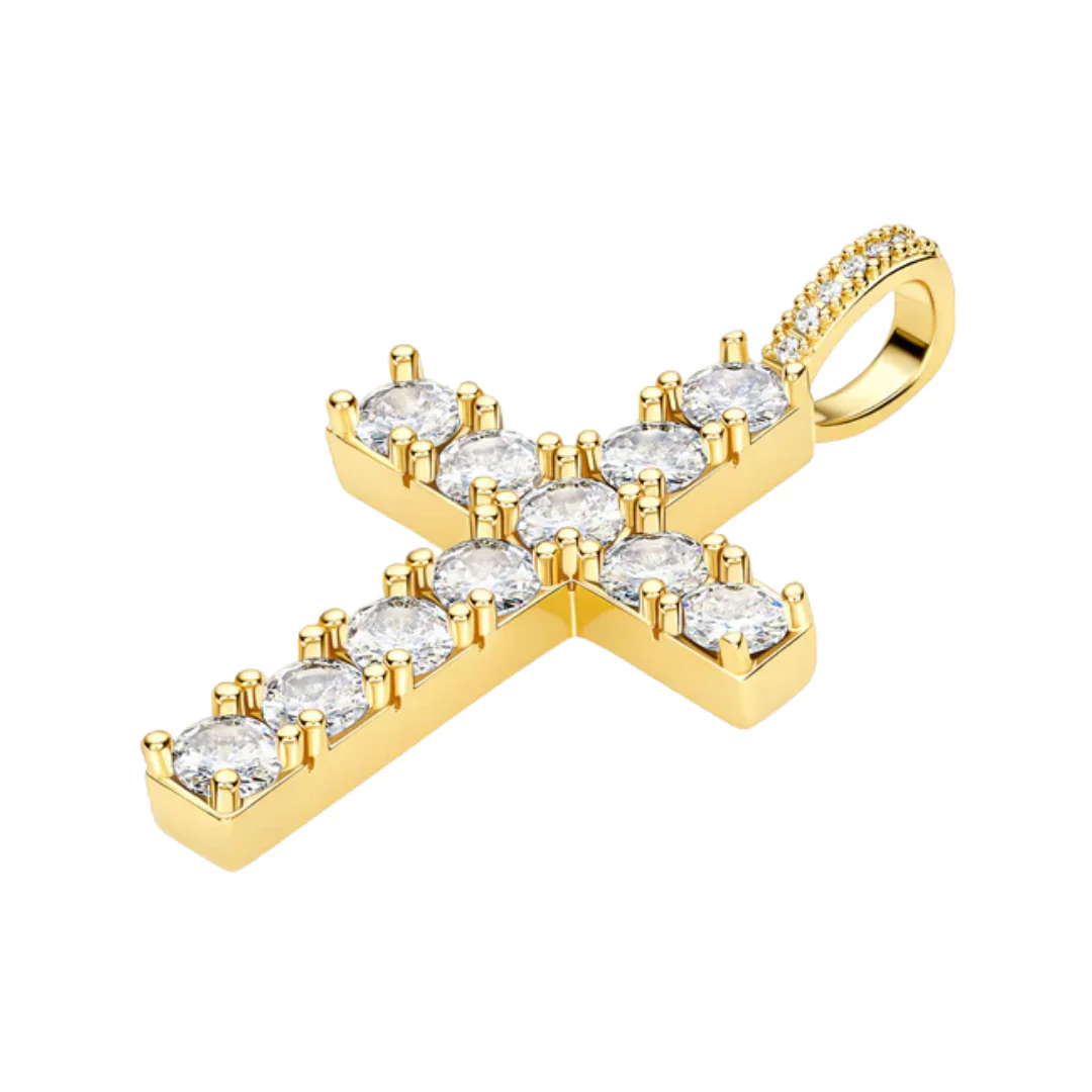 Gold Cross Pendant - Image 3
