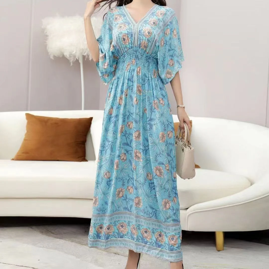 Retro Bohemian Summer Dress - Image 10