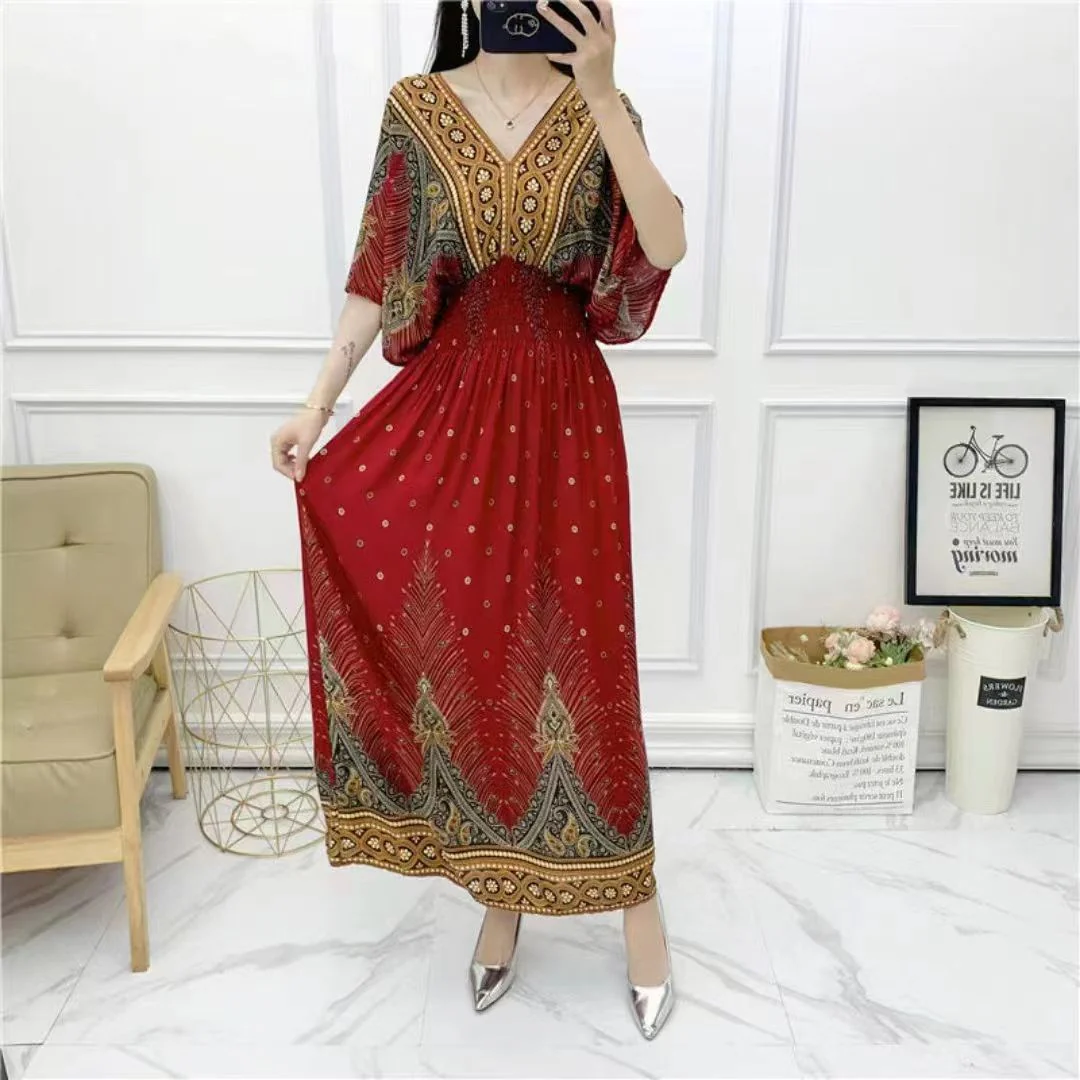 Retro Bohemian Summer Dress - Image 4